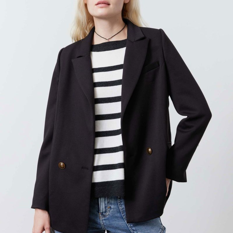 The Stretch Suit Relaxed Double Breasted Blazer